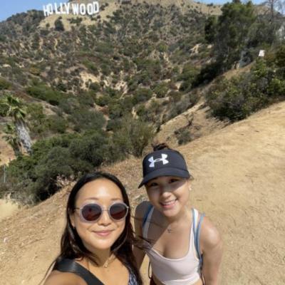 An annual hiking tradition was born from Jiyoun and Jamies mentor mentee relationship. This is a picture from their hike together in LA.