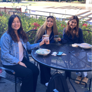 Scholars Grabbing Coffee at Stanford