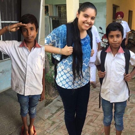 13 year old Narinder Singh is saluting you because he wants to grow up to be a police officer who stops drugs2. Ill never forget the last words he said to me.