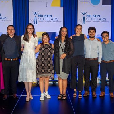 2021 Scholars with Evelyn Torres and Dr. Jane Foley