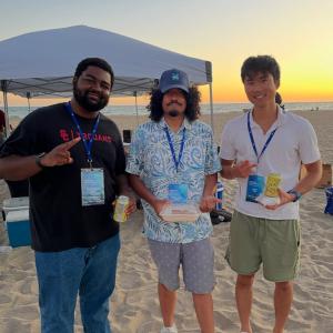 Beach Activity Alex Billups MS 19 Natural Premier MS 20 and Andy Wang MS 19