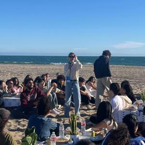 Beach Activity Alyssa Finigan speaking