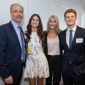 Gabrielle and guests