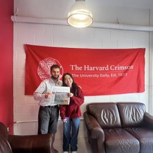 Harvard Michael Isayan MS 25 and Angela Yang MS 24 1