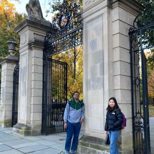 Jaden Stewart MS 22 and Jiyoun Roh MS 20 at Princeton