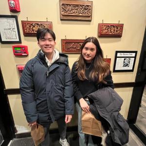 MIT and Harvard Kevin Kwak MS 22 and Camilla Martinez MS 22