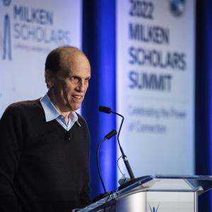 Mike Milken at Podium