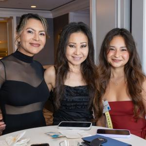 Rachel and guests