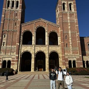 UCLA Royce Hall Juli Mendoza MS 23 Neo Phuchane MS 23 and James Zhao MS 20