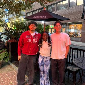 Yale Anthony Sarceno MS 24 Brandon Quach MS 23 and Favour Akingbemi MS 22