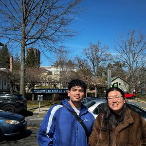 Yale Anthony Sarceno MS 24 and Lina Lin MS 23
