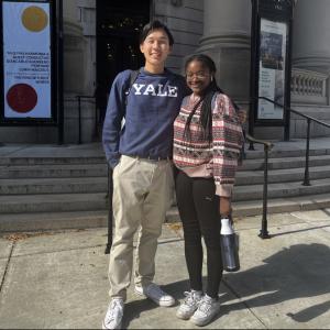 Yale Brandon Quach MS 23 and Alyssa Toussaint MS 23