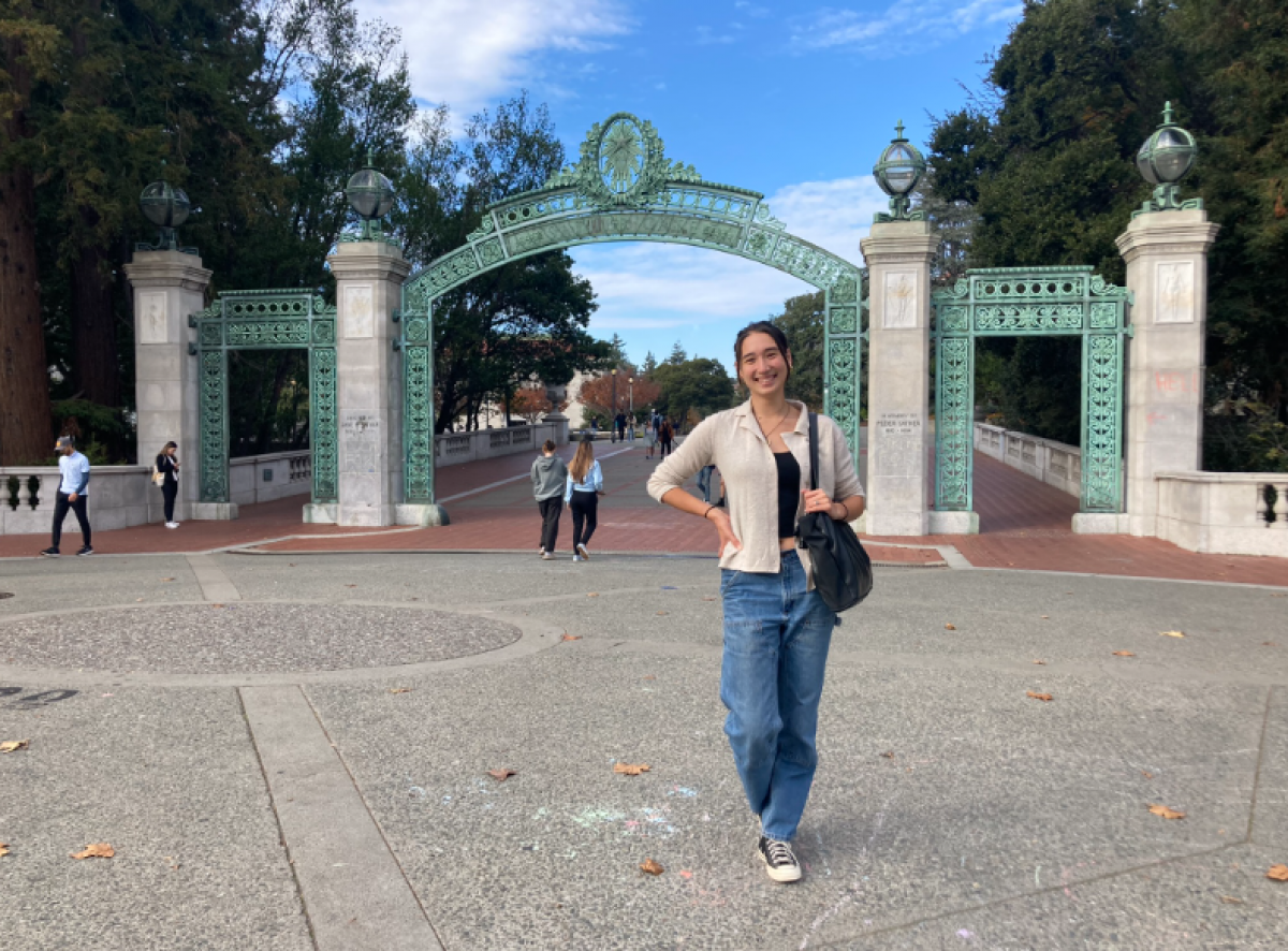 Addi Lee at Sather Gate