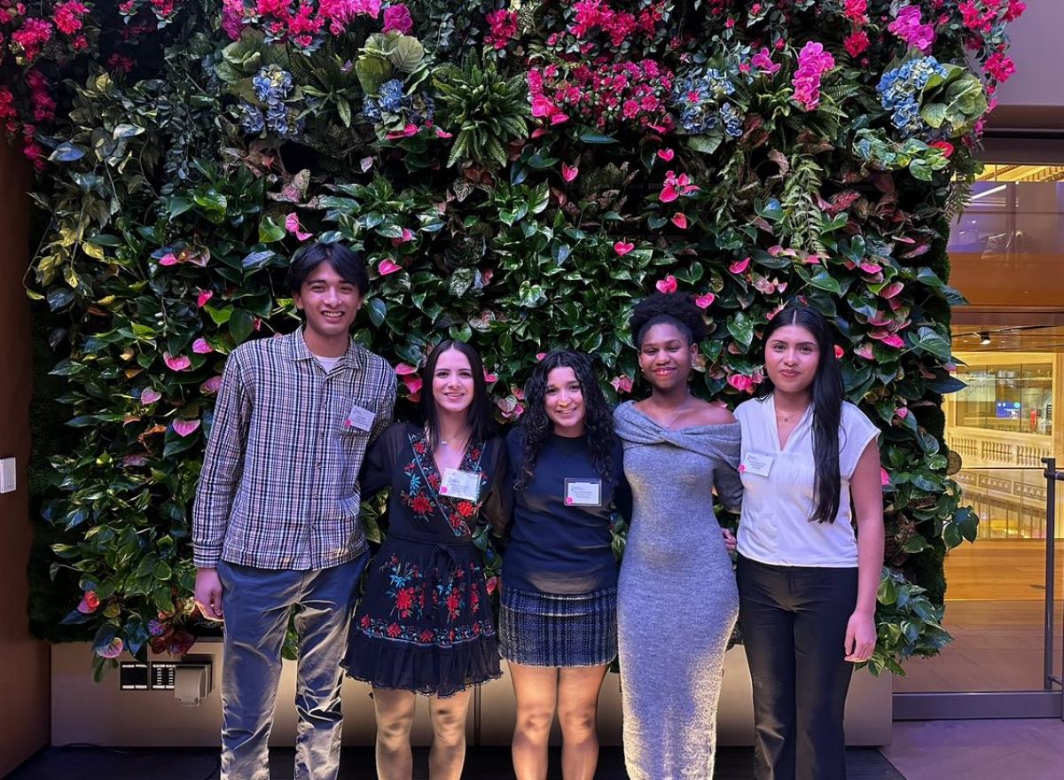 Akesh Mallia MS 24 Victoria Presentado MS 25 Alina Calix Martinez MS 25 Jonali Gaylor MS 24 and Selena Reyes Flores MS 24