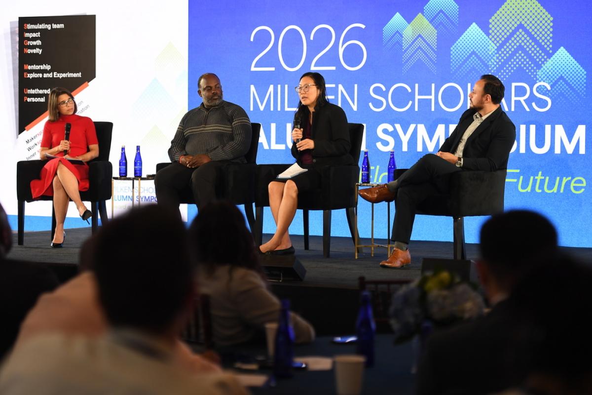 Alumni Panel Marcela Correa MS 96 Frances Lu Pai Ippolito MS 98 Rashan Jibowu MS 02 Dr. Morris Vanegas MS 08