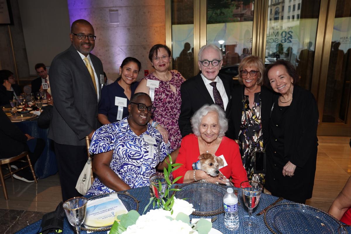Alumni with Mariano Guzman Maryann Marrapodi Lorraine Spurge and Lottie Taylor