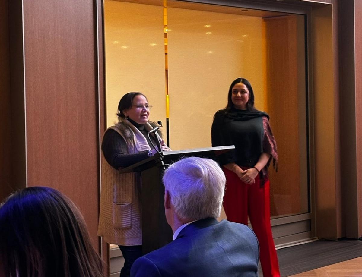 Ana Pavich MS 89 and Evelyn Torres