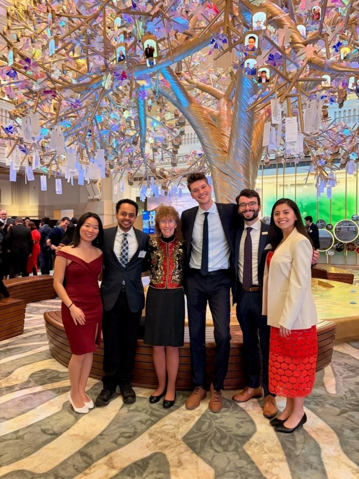 Dr. Jane Foley with Scholars