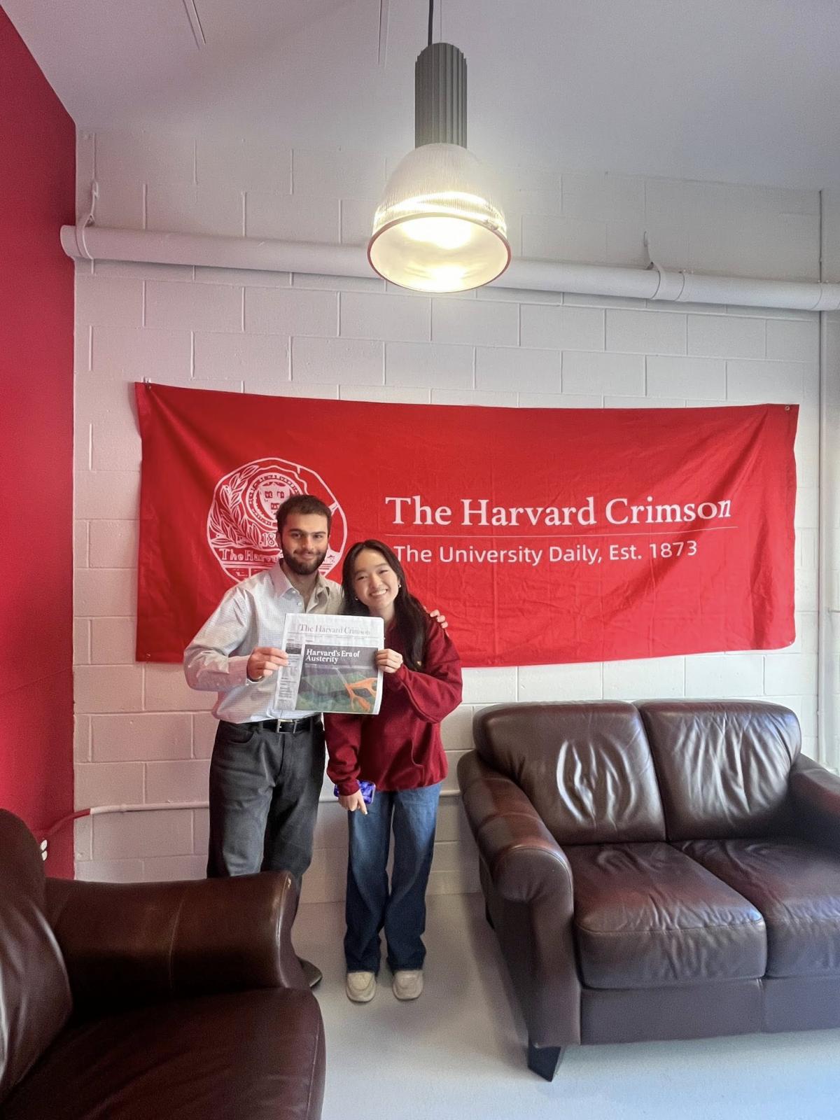 Harvard Michael Isayan MS 25 and Angela Yang MS 24 1