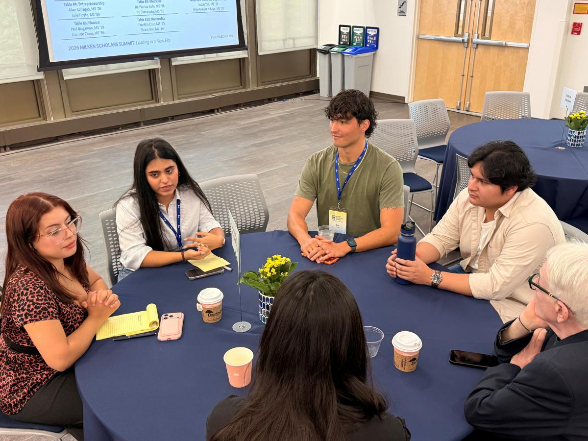 International Work and Study 2026 Milken Scholars Summit