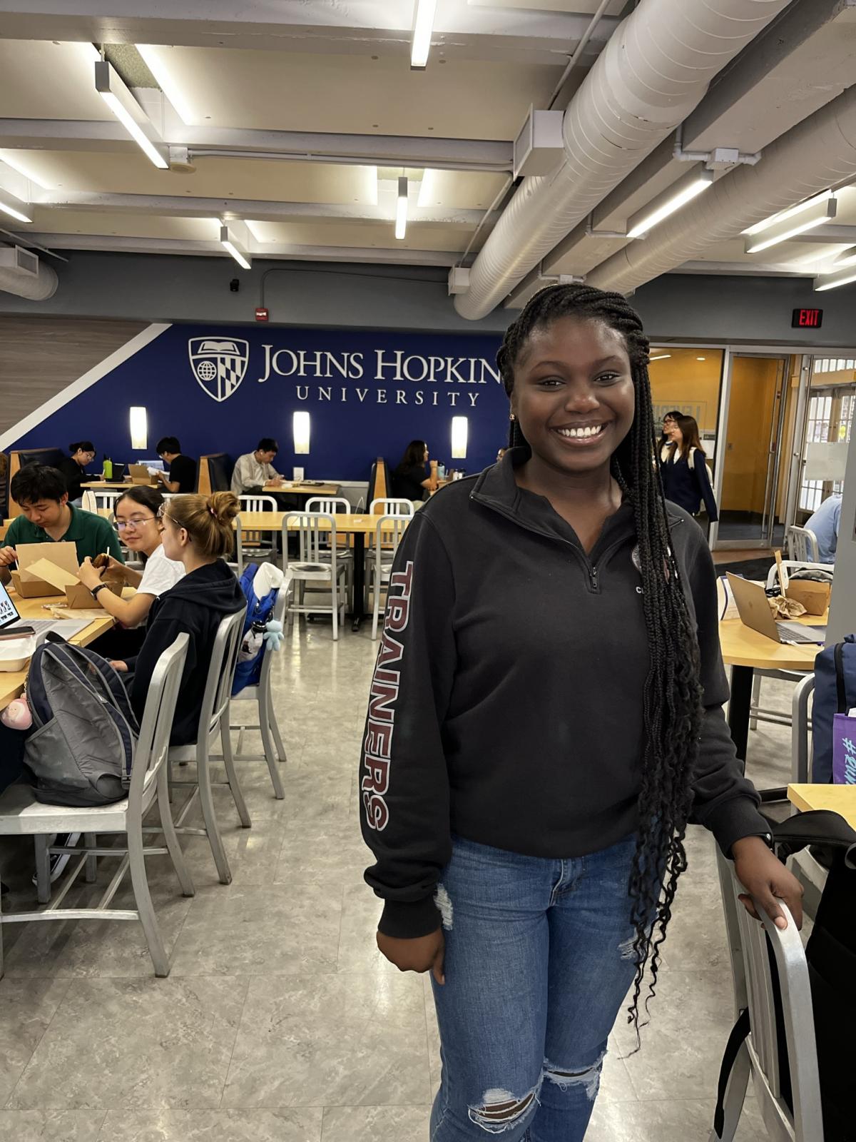 JHU Elizabeth Abatan MS 22 Campus Visit