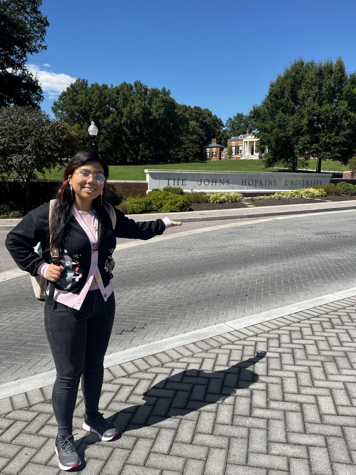 JHU Jessica Amaya Torres MS 23 Campus Visit