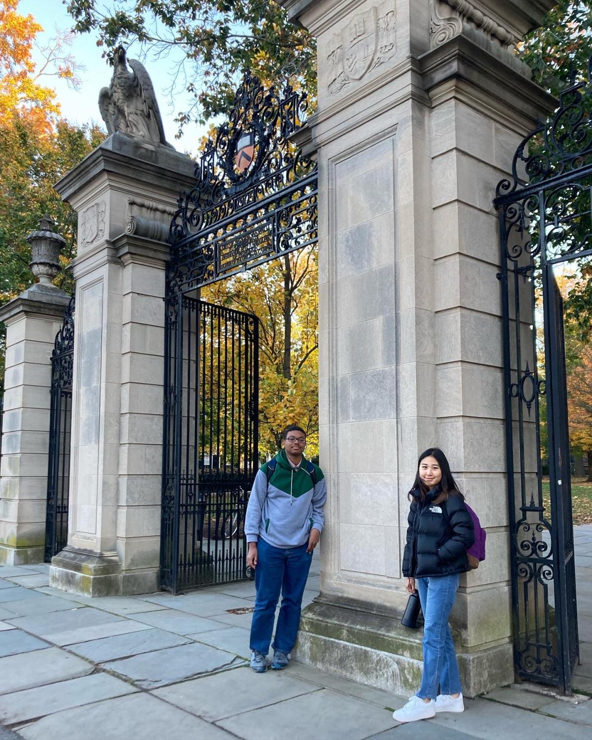 Jaden Stewart MS 22 and Jiyoun Roh MS 20 at Princeton