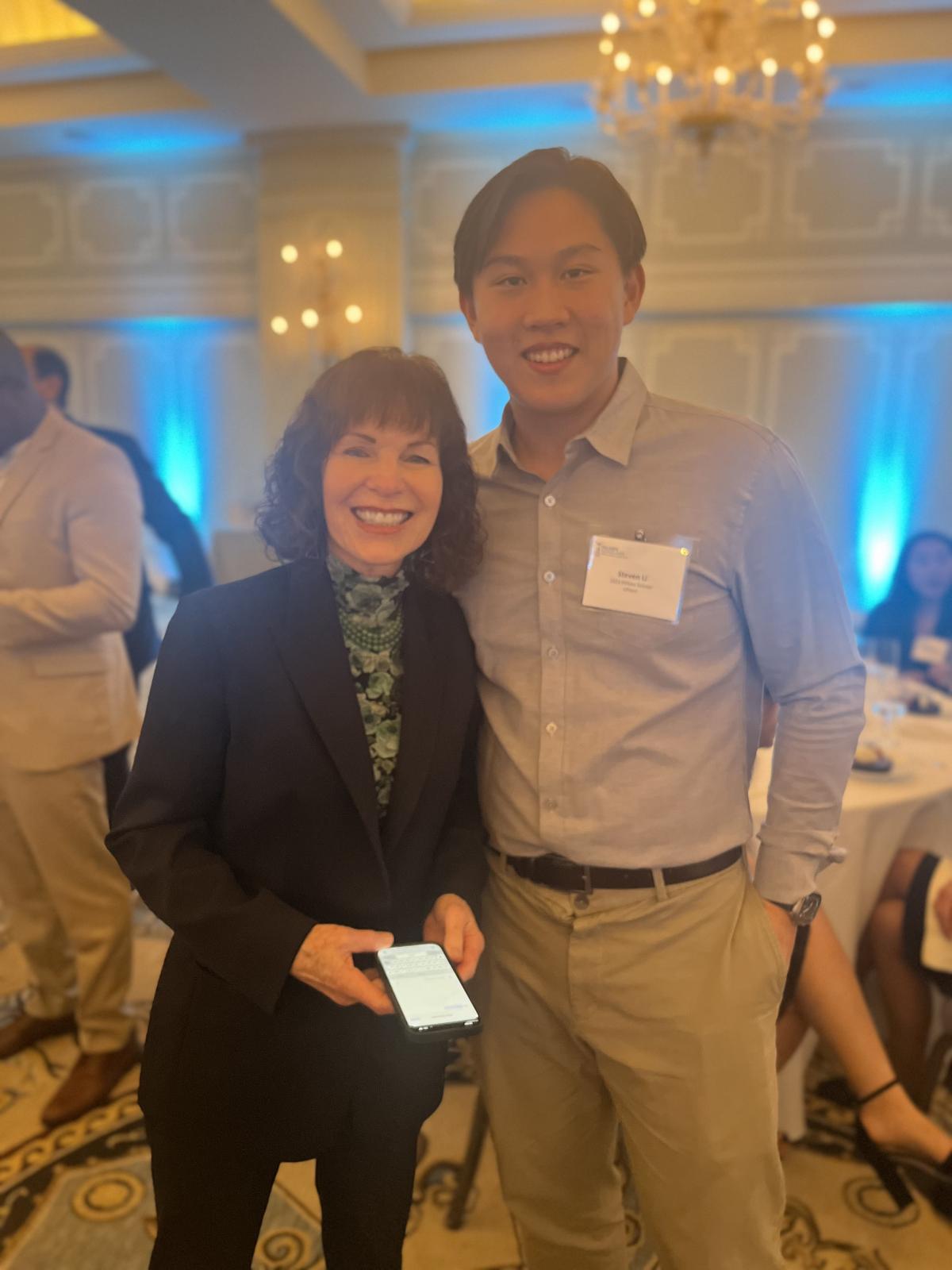 LA Holiday Dinner Lori Milken and Steven Li MS 23