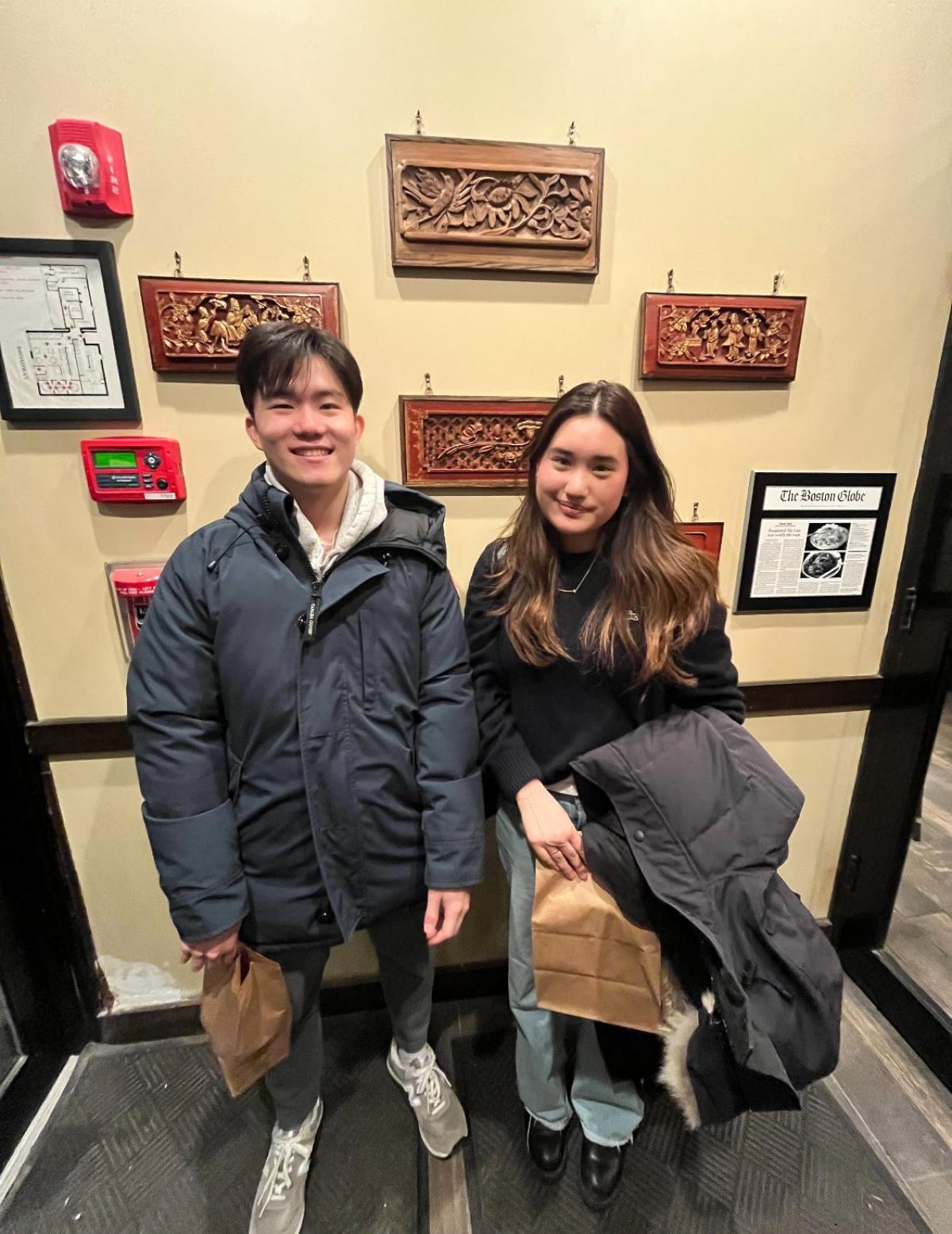 MIT and Harvard Kevin Kwak MS 22 and Camilla Martinez MS 22