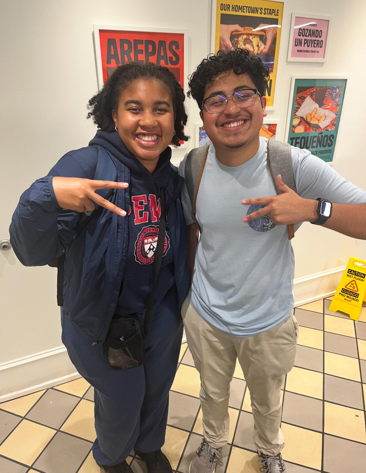 Penn Clarke Dickens MS 22 and Samuel Sosa Sanchez MS 24