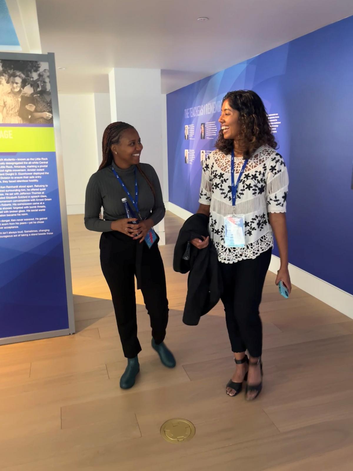 Ru Ekanayake and Vaneshia Reed