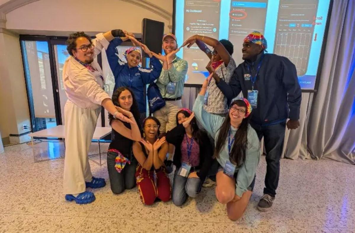 Tie Dye Team Heart