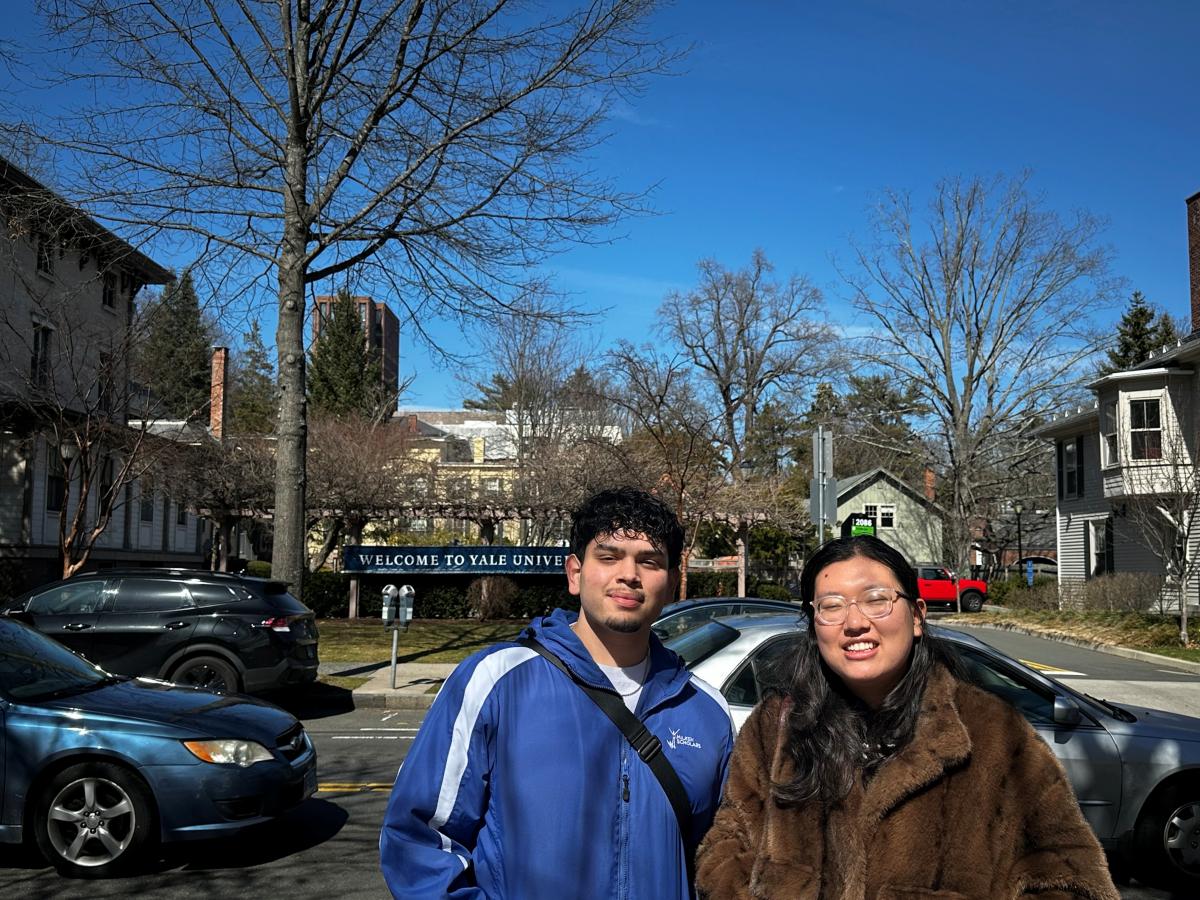 Yale Anthony Sarceno MS 24 and Lina Lin MS 23