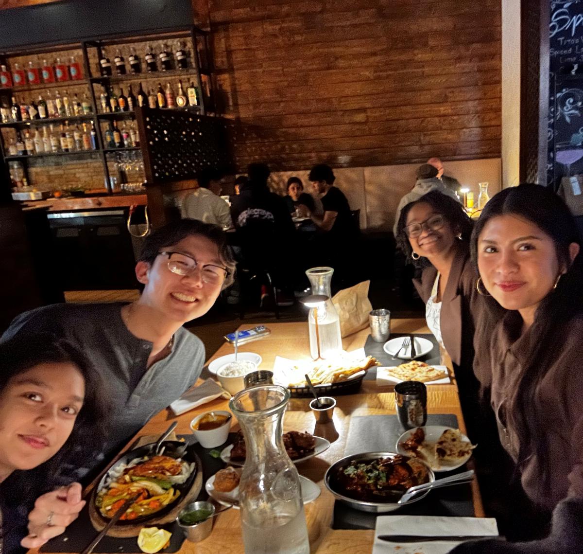 Yale Riya Singh MS 23 Brandon Quach MS 23 Alyssa Toussaint MS 23 and Selena Reyes Flores MS 24